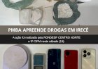 PMBA apreende mais de 2 kg de drogas e prende suspeito em Irecê