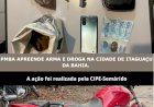 PM apreende arma e drogas após confronto em Itaguaçu da Bahia