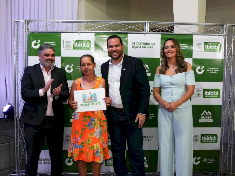 Prefeitura de Ibititá Entrega Títulos de Propriedade a 68 Famílias e Reforça Compromisso com a Regularização Fundiár