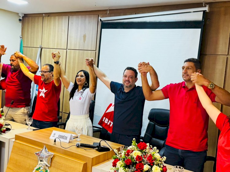 IBITITÁ: FABRIZIA PIRES TOMA POSSE COMO PRESIDENTE MUNICIPAL DO PT