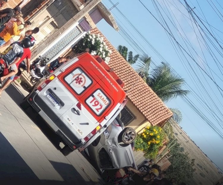 Acidente envolvendo três veículos é registrado no bairro Ieda I, em Irecê