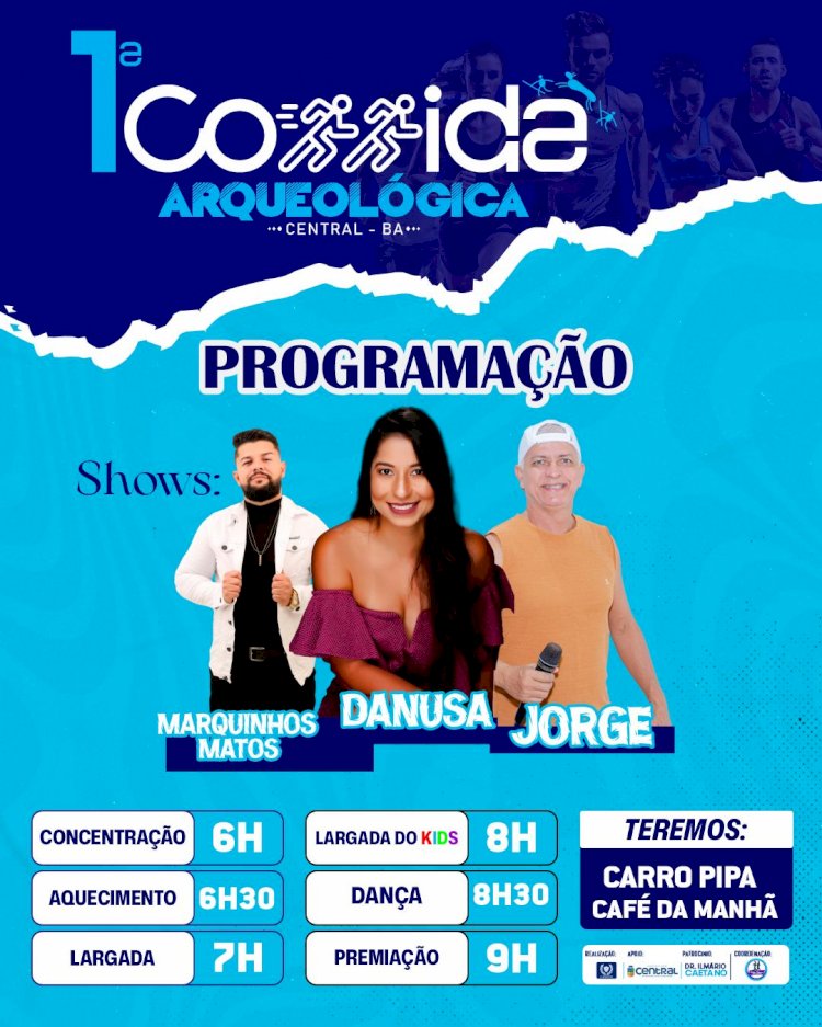 Primeira Corrida Arqueológica de Central será realizada neste domingo