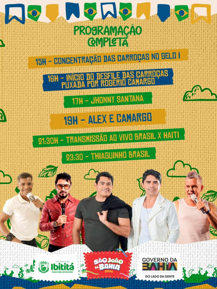 Ibititá se prepara para o arraiá do Gelo que acontece nesta sexta-feira, 19 de Junho